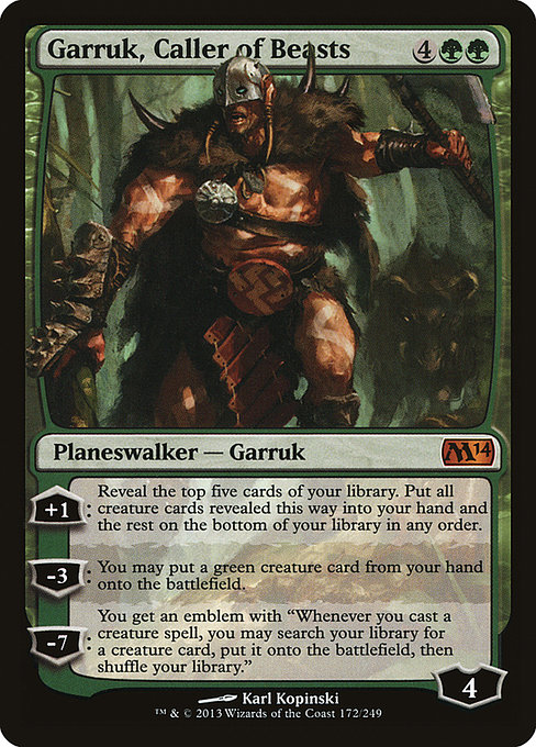 Garruk, Caller of Beasts from Magic 2014