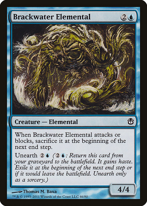 Brackwater Elemental highlighted card art