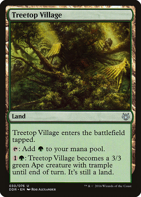 Treetop Village from Duel Decks: Nissa vs. Ob Nixilis