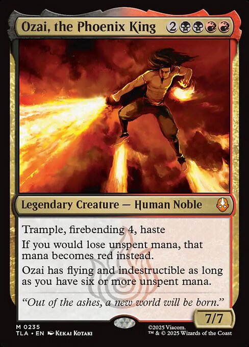 Ozai, the Phoenix King from Avatar: The Last Airbender