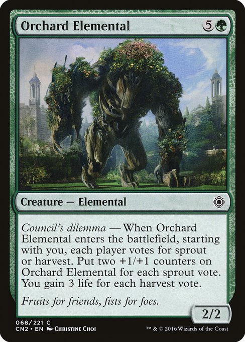Orchard Elemental highlighted card art