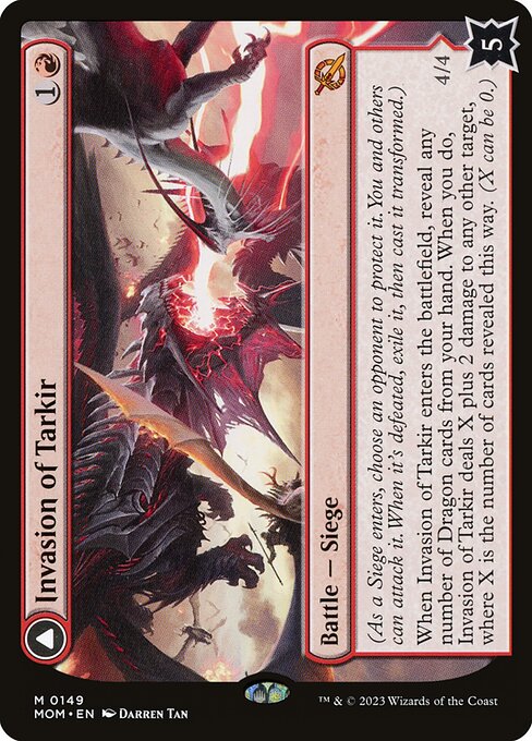 Invasion of Tarkir // Defiant Thundermaw from March of the Machine