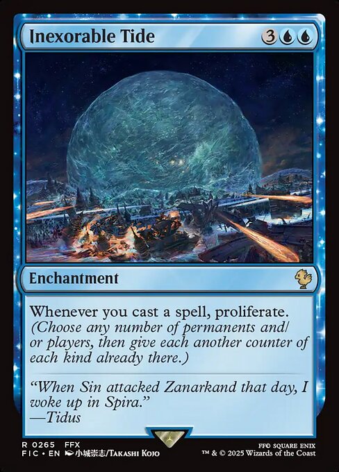 Inexorable Tide highlighted card art