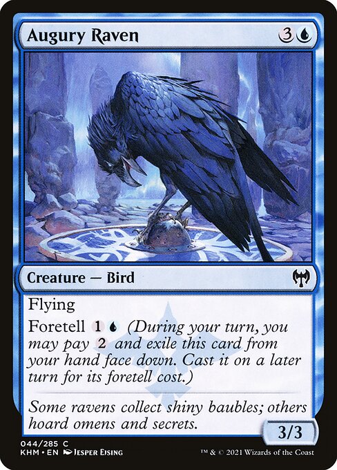 Augury Raven highlighted card art