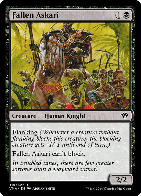 Fallen Askari highlighted card art