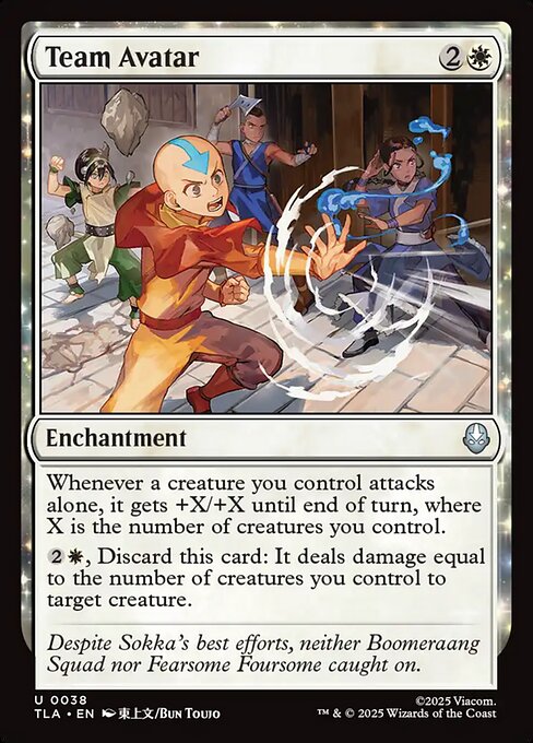 Team Avatar from Avatar: The Last Airbender