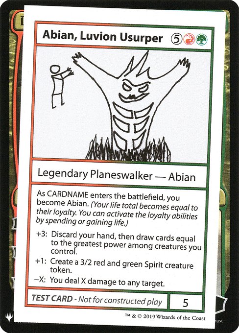 Abian, Luvion Usurper from Mystery Booster Playtest Cards 2019