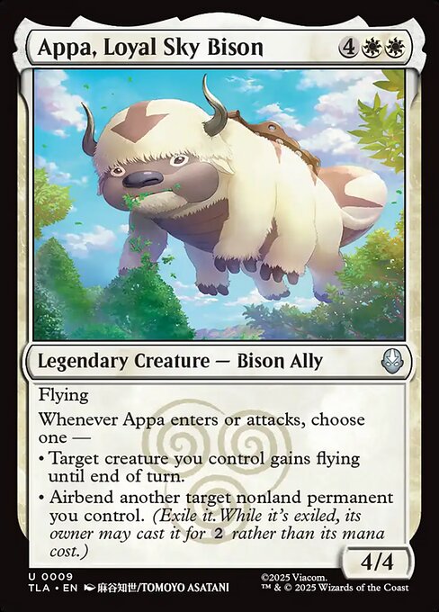 Appa, Loyal Sky Bison from Avatar: The Last Airbender