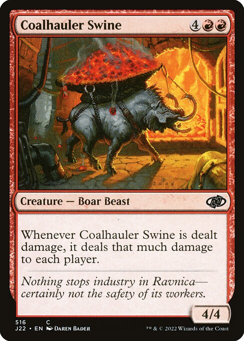 Coalhauler Swine highlighted card art