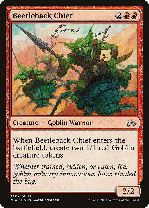 Beetleback Chief from Planechase Anthology