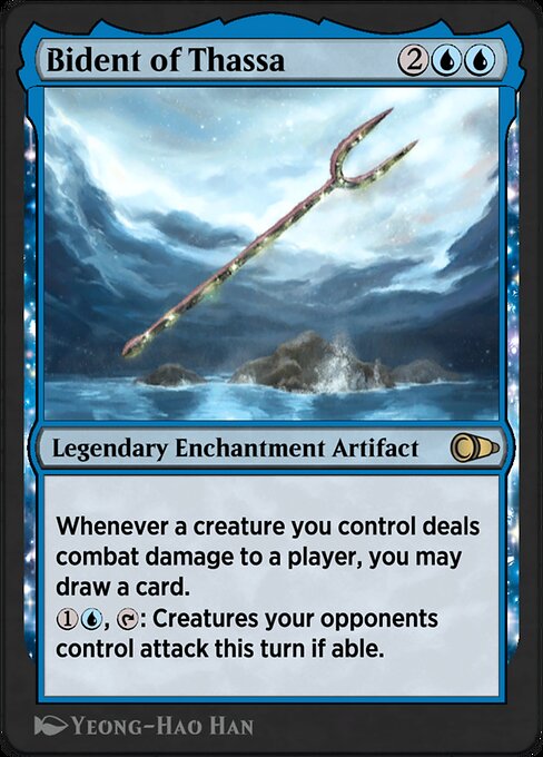 Bident of Thassa highlighted card art