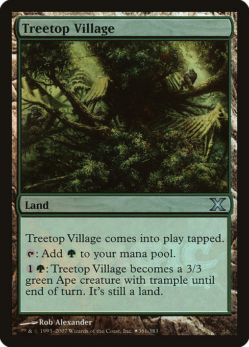 Treetop Village from Tenth Edition Promos