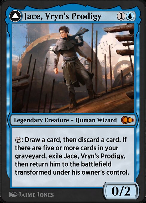 Jace, Vryn's Prodigy // Jace, Telepath Unbound highlighted card art