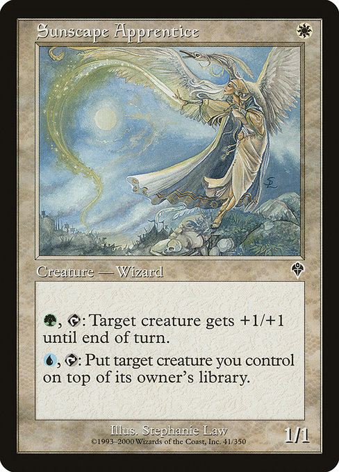 Sunscape Apprentice highlighted card art