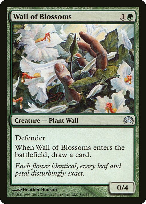 Wall of Blossoms from Planechase 2012