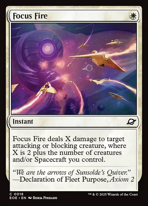 Focus Fire highlighted card art