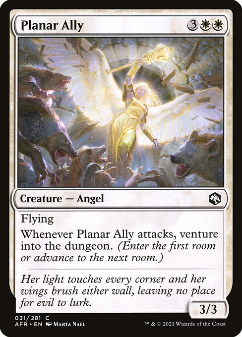 Planar Ally highlighted card art