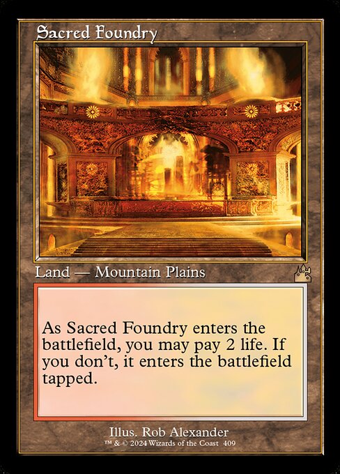 Sacred Foundry from Ravnica Remastered