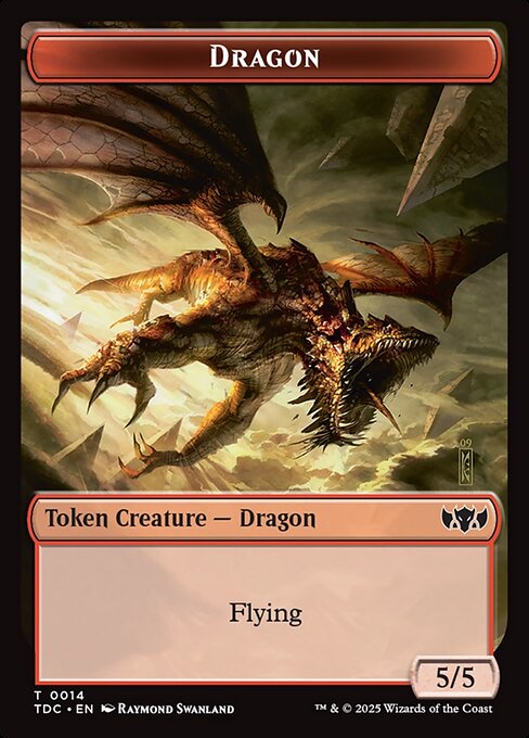 Dragon highlighted card art