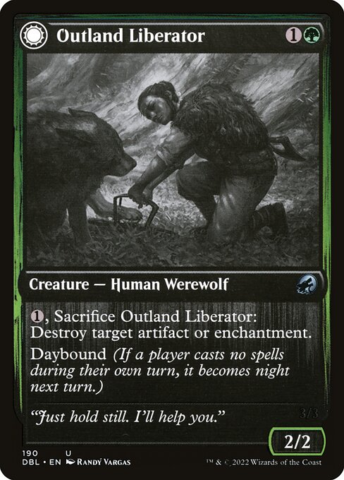 Outland Liberator // Frenzied Trapbreaker from Innistrad: Double Feature