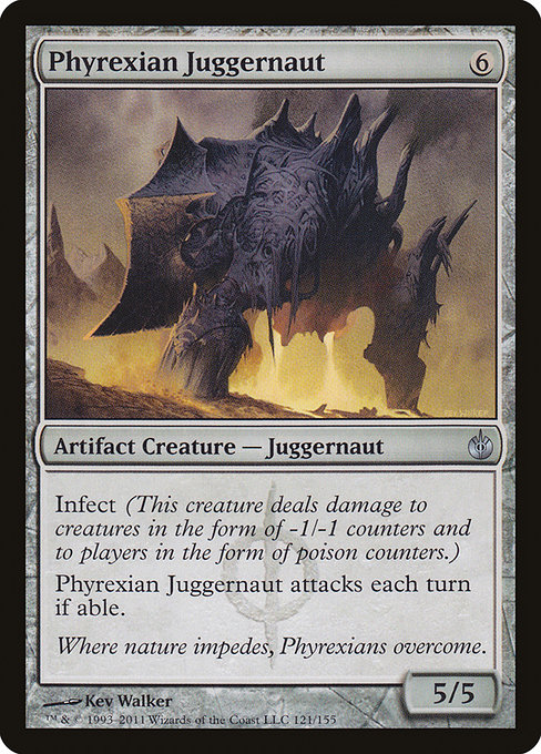 Phyrexian Juggernaut from Mirrodin Besieged