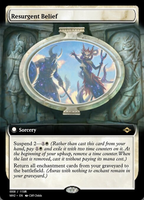 Resurgent Belief highlighted card art