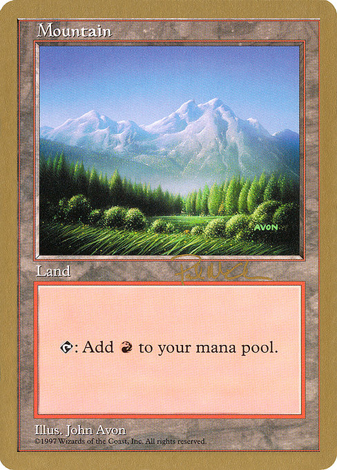 Mountain from World Championship Decks 1997