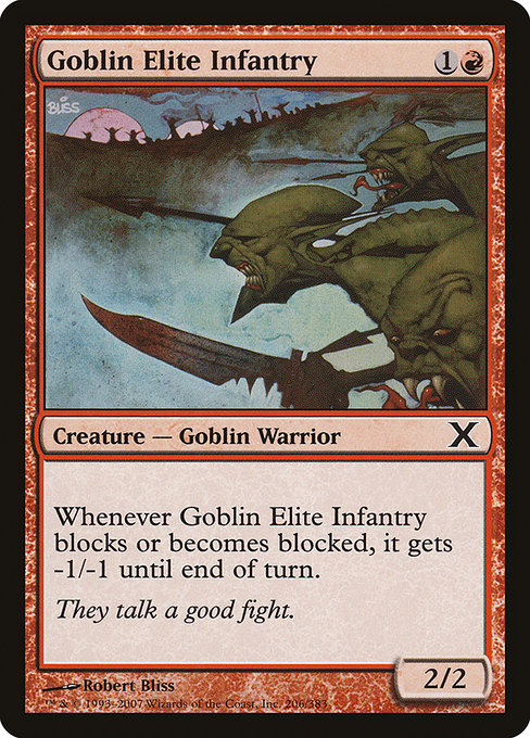 Goblin Elite Infantry highlighted card art