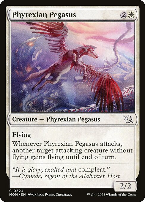 Phyrexian Pegasus highlighted card art
