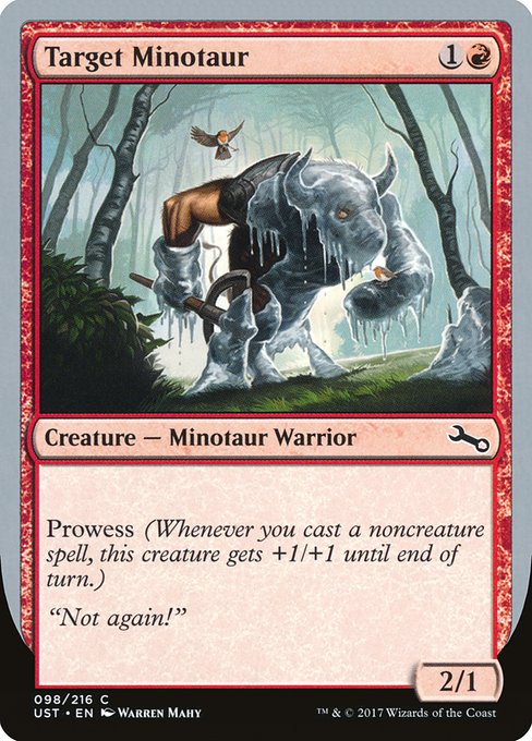 Target Minotaur from Unstable