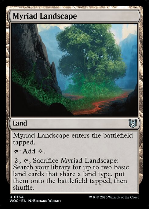 Myriad Landscape from Wilds of Eldraine Commander
