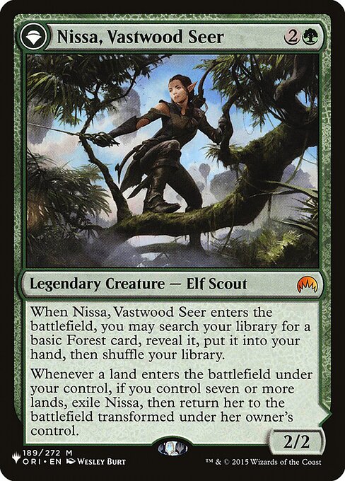 Nissa, Vastwood Seer // Nissa, Sage Animist from The List