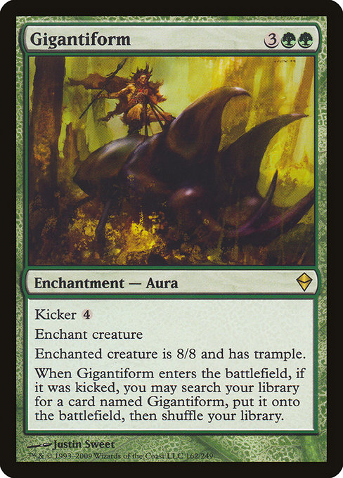 Gigantiform highlighted card art
