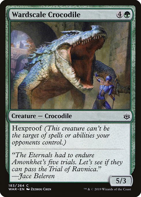 Wardscale Crocodile highlighted card art