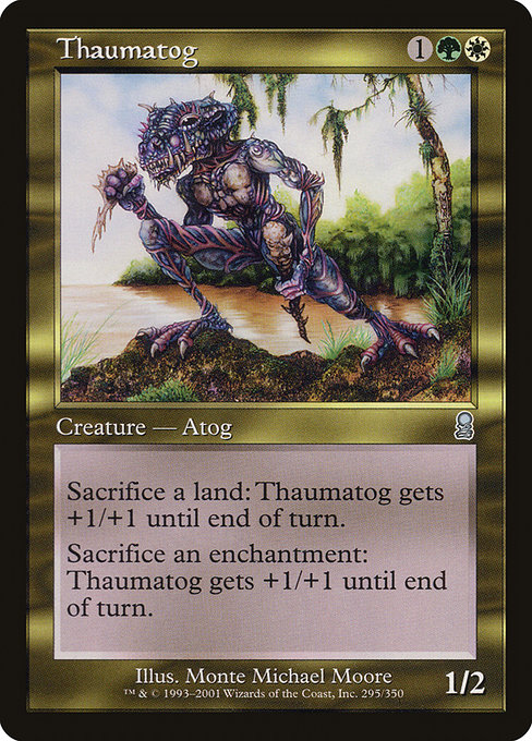 Thaumatog highlighted card art