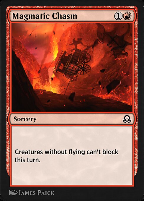 Magmatic Chasm highlighted card art