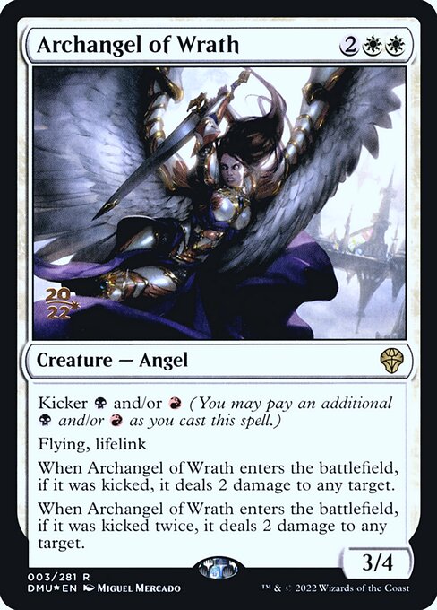 Archangel of Wrath from Dominaria United Promos