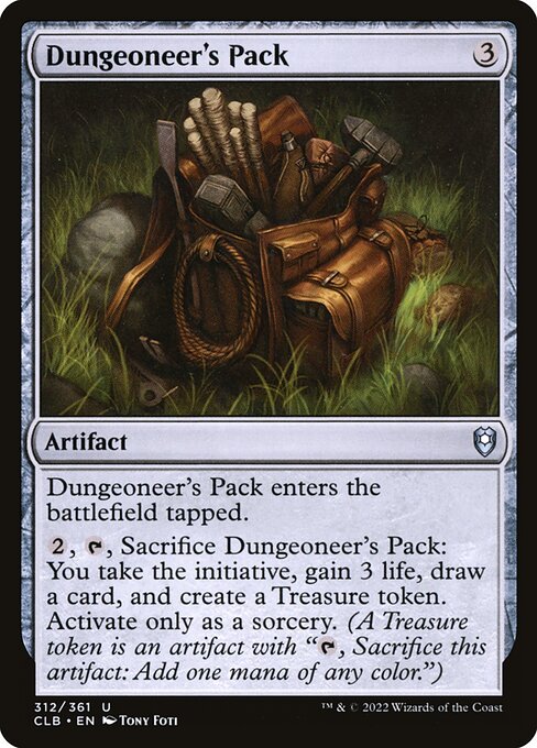 Dungeoneer's Pack highlighted card art