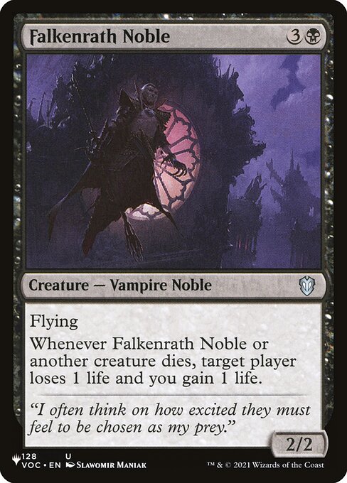 Falkenrath Noble from The List