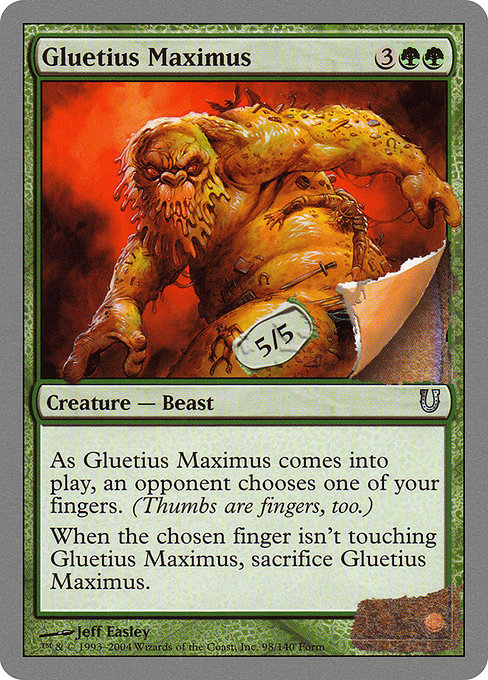 Gluetius Maximus highlighted card art