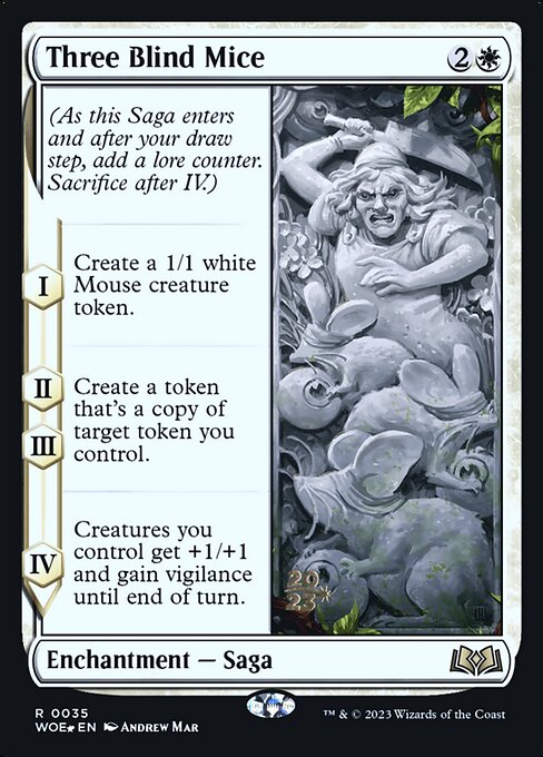 Three Blind Mice from Wilds of Eldraine Promos