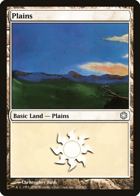 Plains from Coldsnap Theme Decks
