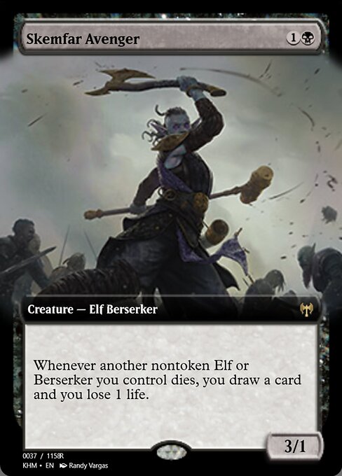 Skemfar Avenger highlighted card art