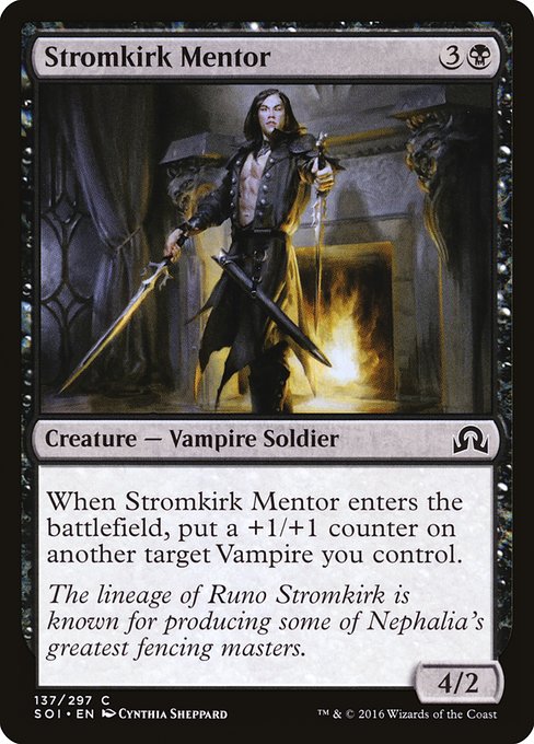 Stromkirk Mentor highlighted card art