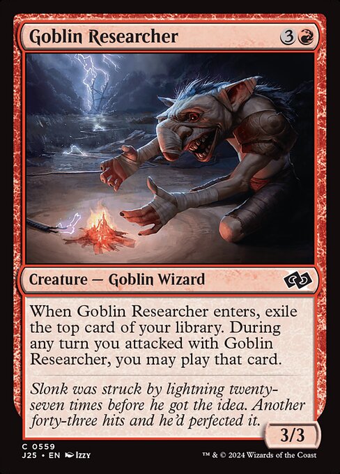 Goblin Researcher highlighted card art