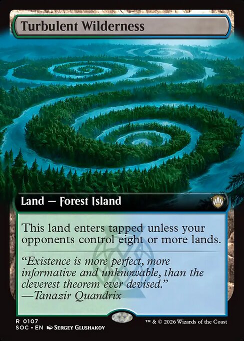 Turbulent Wilderness from Secrets of Strixhaven Commander