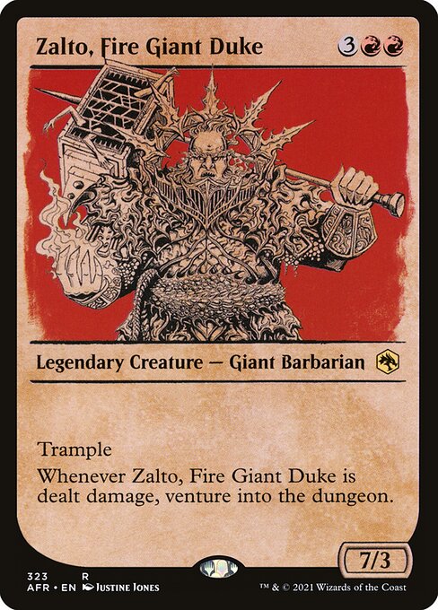 Zalto, Fire Giant Duke from Adventures in the Forgotten Realms