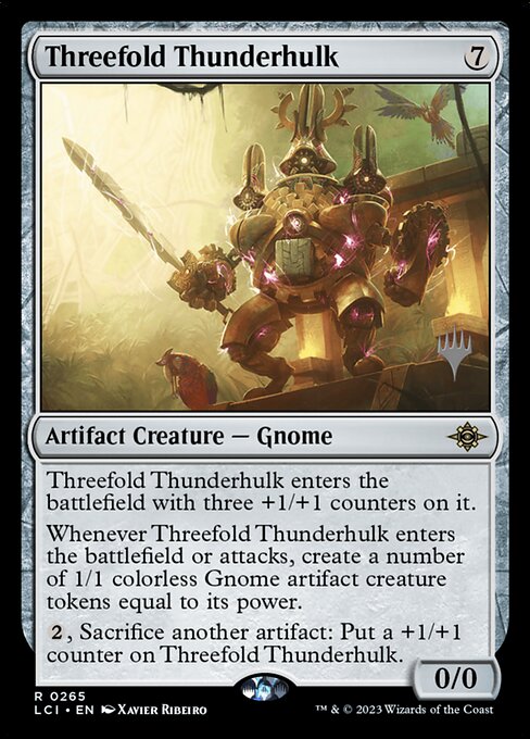 Threefold Thunderhulk from The Lost Caverns of Ixalan Promos