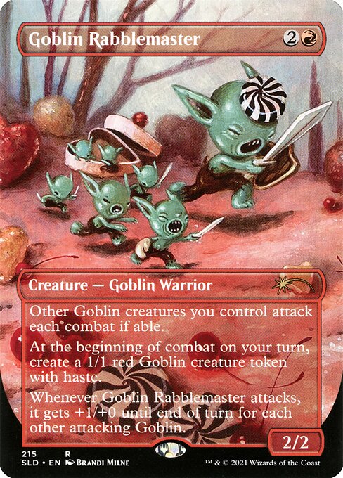 Goblin Rabblemaster from Secret Lair Drop