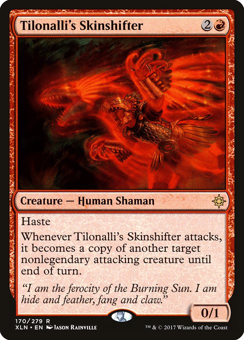 Tilonalli's Skinshifter highlighted card art